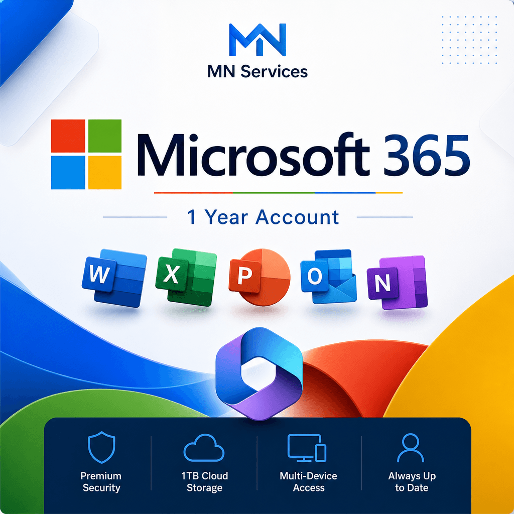 Microsoft 365 Account (1 Year)